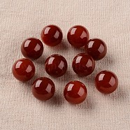 Natural Red Agate Round Ball Beads, Gemstone Sphere, No Hole/Undrilled, 16mm(G-I174-16mm-06)