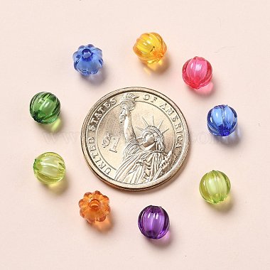 Perles en acrylique transparente(TACR-S089-8mm-M)-5