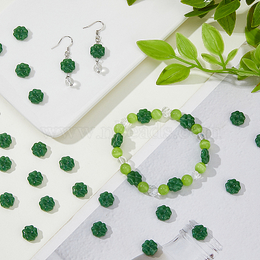 100Pcs Spray Painted Glass Beads(GLAA-DC0001-50)-5