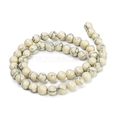 Chapelets de perles en turquoise synthétique(G-C180-02E)-3
