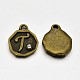 Antique Bronze Plated Alloy Rhinestone Charms(ALRI-J152-T-NF)-1