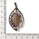 Natural Tiger Eye Pendants(G-H065-3R-06)-3