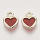 Light Gold Plated Alloy Charms(ENAM-T009-10A)-1