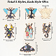 20Pcs 5 Style Insect Series Alloy Enamel Pendants(ENAM-SC0004-71)-2