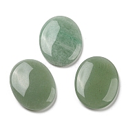 Natural Green Aventurine Worry Stone for Anxiety Therapy, Oval Thumb Stone, 44.5~45x34.5~35x6~6.5mm(G-B036-01P)