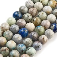 Natural Hackmanite Sodalite Beads Strands, Round, 10mm, Hole: 1.2mm, about 39pcs/strand, 15.55''(39.5cm)(G-Z063-A03-01)