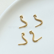 Brass Head Pins, for Ghost Witch Baroque Pearl Making, Demon Tail, Golden, 12x5mm(BAPE-PW0001-15G)