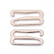 Zinc Alloy Slider Buckles, Adjustable Buckle Fasteners, for Strap Leathercraft Bag Belt, Platinum, 10.5x19x1.5mm, Hole: 2x15mm(IFIN-WH0052-52P)