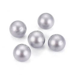 Brass Chime Ball Beads Fit Cage Pendants, No Hole, Gray, 16mm(KK-G298-16mm-15)