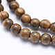 Natural African Padauk Wood Beads Strands(WOOD-P011-02-8mm)-3