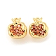 Brass Micro Pave Cubic Zirconia Pendants(KK-K369-01G-06)-1