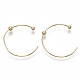 Brass Stud Earrings(X-KK-S355-045-NF)-2