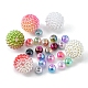 2490Pcs 15 Style Rainbow ABS Plastic & Acrylic Imitation Pearl Beads(OACR-FS0001-25)-4