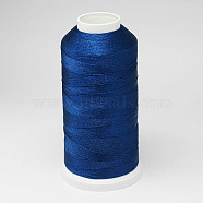 Nylon Thread, For Tassel Making, Marine Blue, 0.3mm, about 1093.61 yards(1000m)/roll(NWIR-D047-19)