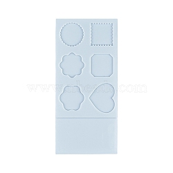 Silicone Wax Seal Mats, Wax Seal Stamp Tool, Gainsboro, Rectangle, 220x100mm(PW-WG83376-13)