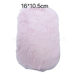 Fluffy Miniature Carpets, for Dollhouse Bedroom Decoration, Oval Pattern, 160x105mm(MIMO-PW0001-005A-02)