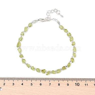 Natural Prehnite Beads Bracelets for Women(BJEW-H623-02S-20)-5