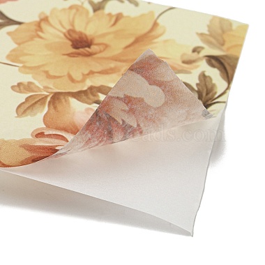 rubans de papier décoratifs à fleurs(STIC-C006-01C)-3