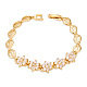 SHEGRACE Vogue Design Real 18K Gold Plated Brass Bracelet(JB56A)-1