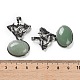 Natural & Synthetic Mixed Gemstone Pendants(G-F777-02AS)-4