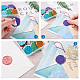 20Pcs 10 Colors Adhesive Wax Seal Stickers(DIY-TA0003-48)-6