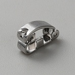 316 Surgical Stainless Steel Watch Band Clasps, Stainless Steel Color, 7x10x3mm, Slot: 2.2mm(STAS-WH0037-08P)