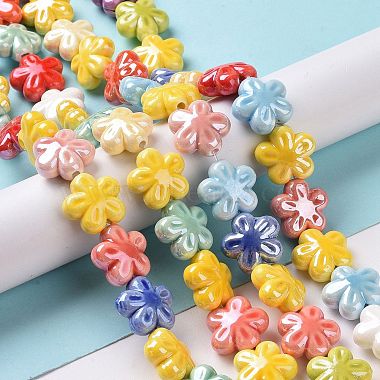 Handmade Porcelain Beads Strands(X-PORC-M539-02)-2