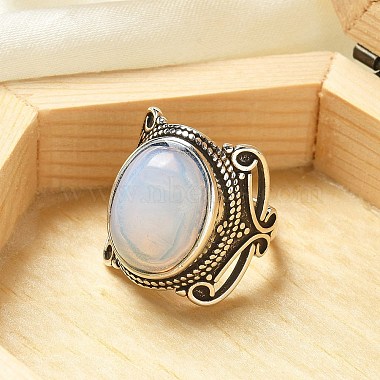 Opalite Adjustable Rings(RJEW-I108-02AS-05)-2