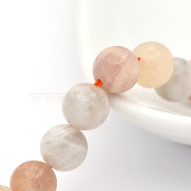 8mm Round Moonstone Beads