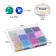 900Pcs 12 Colors Spray Painted Crackle Glass Beads Strands(CCG-YW0001-10)-3