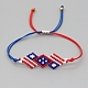 Pulsera de cuentas trenzadas con semillas de miyuki(BJEW-P269-29A)-3