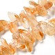 Brins de perles de citrine naturelles brutes(G-G010-14)-1