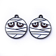 Gunmetal Plated Alloy Enamel Pendants(ENAM-D040-D01-B)-1