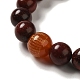Holz Perlen Armbänder(BJEW-B080-26)-2