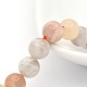 Natural Multi-Moonstone Round Beads Strands(G-P088-43-8mm)-1