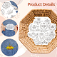 4 Sheets 11.6x8.2 Inch Stick and Stitch Embroidery Patterns(DIY-WH0455-157)-3