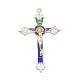 Alloy Enamel Crucifix Cross Pendants(ENAM-J131-01S)-1