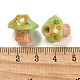 Handmade Bumpy Lampwork Beads(LAMP-S067-01E)-2