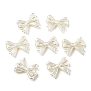 ABS Imitation Pearl Beads, Bowknot, 14x18x4mm, Hole: 1.8mm(OACR-K001-18)
