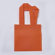Eco-Friendly Reusable Bags, Non Woven Fabric Shopping Bags, Orange, 28x15.5cm(ABAG-WH005-15cm-06)