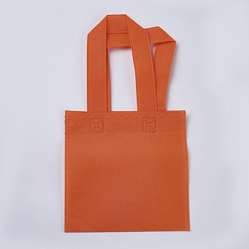 Eco-Friendly Reusable Bags, Non Woven Fabric Shopping Bags, Orange, 28x15.5cm
