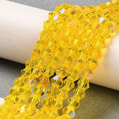 transparentes perles de verre de galvanoplastie brins(GLAA-F029-2mm-D22)-4