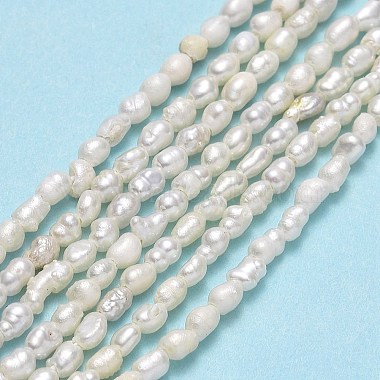 brins de perles de culture d'eau douce naturelles(PEAR-J006-01A)-2