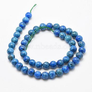 Natural Marble Beads Strands(G-K211-8mm-C)-2