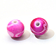 Spray Painted Drawbench Acrylic Round Beads(ACRP-S657-16mm-M)-3