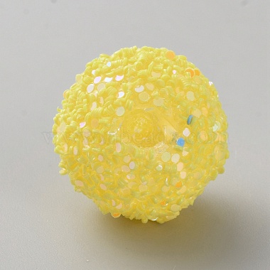 不透明なアクリルグリッタービーズ(FIND-CJC0010-111A-01)-2