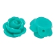 Fleur rose opaque perles de r&eacute;sine(X-CRES-B1029-A12)-1
