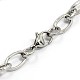 Fashionable 304 Stainless Steel Engraved Vine Mother-son Chain Bracelets(STAS-A028-B101P)-2