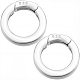 2Pcs 925 Sterling Silver Spring Gate Rings(STER-SC0001-36B)-1