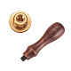 Elite DIY Letter Scrapbook Brass Wax Seal Stamps and Wood Handle Sets(AJEW-PH0010-I)-3